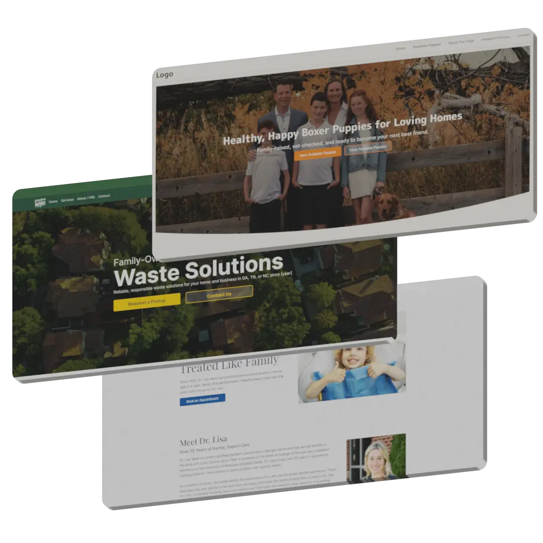 3D preview of site designs